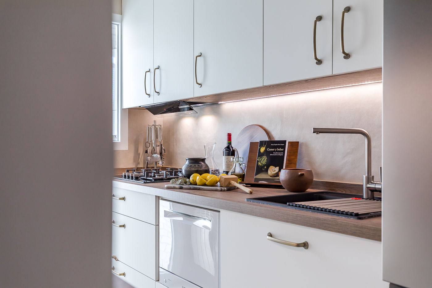 cocina iluminacion proyecto mexid interiorismo